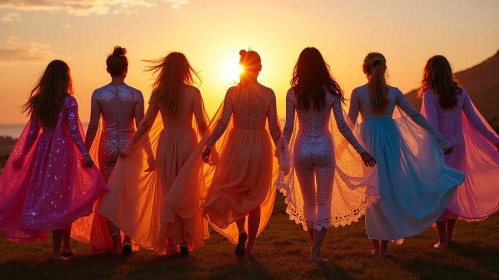flowy rave capes selection